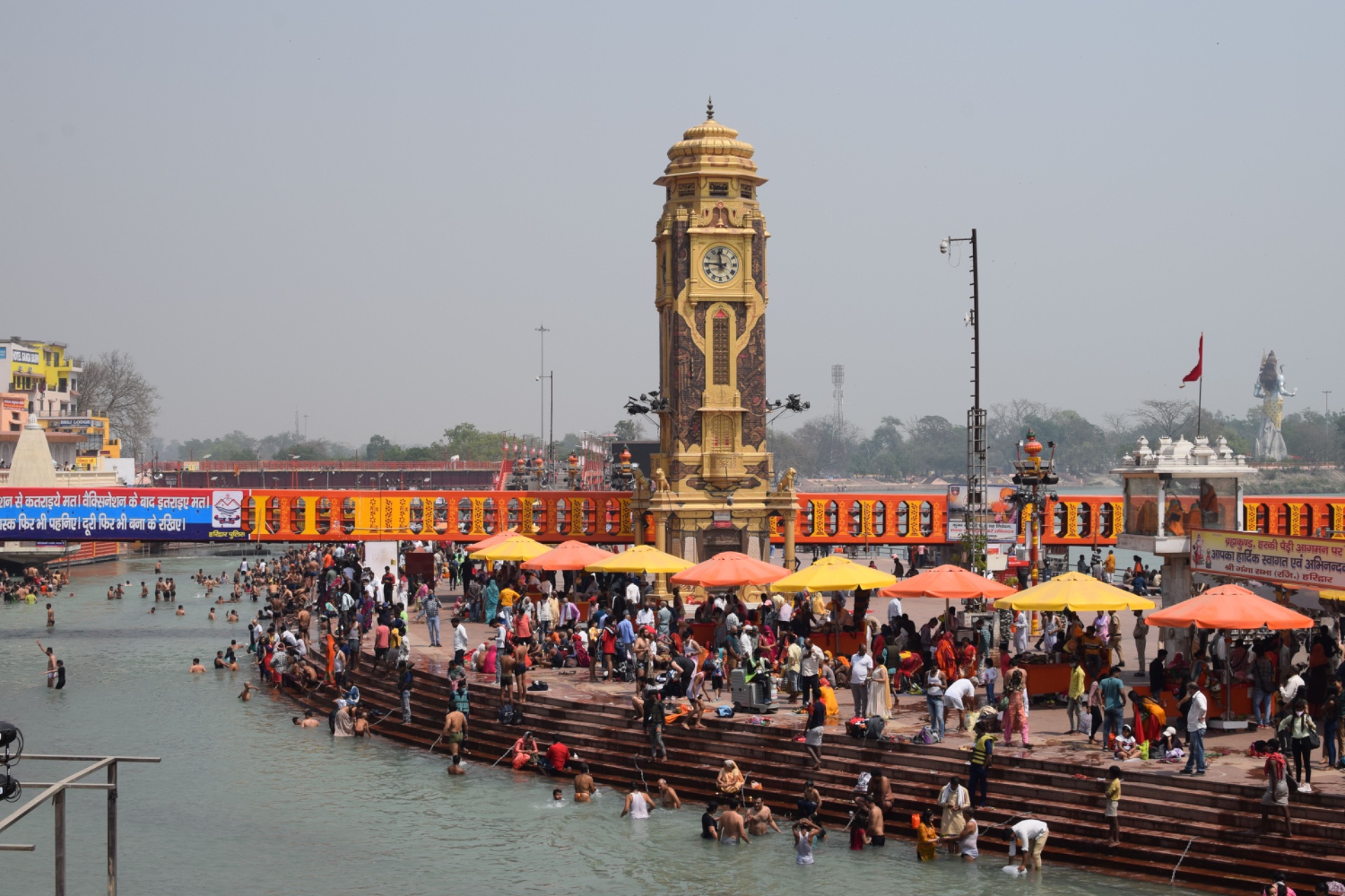 An Evening by the Ghats of Haridwar